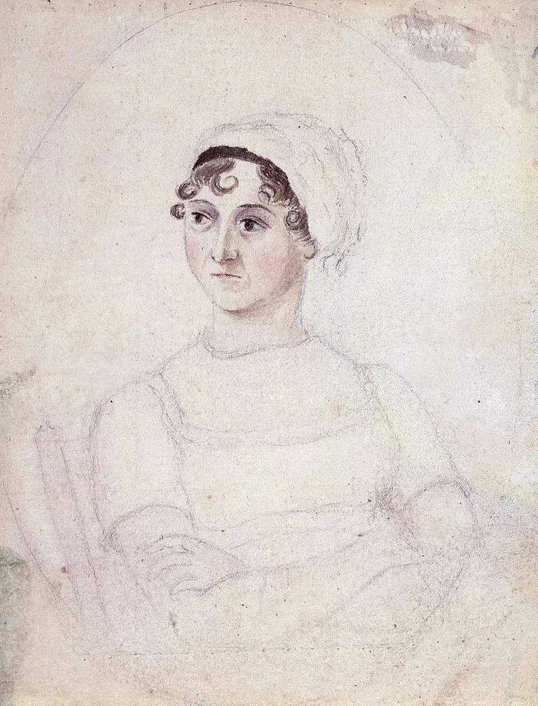 Joonistus Jane Austenist / wikipedia.org