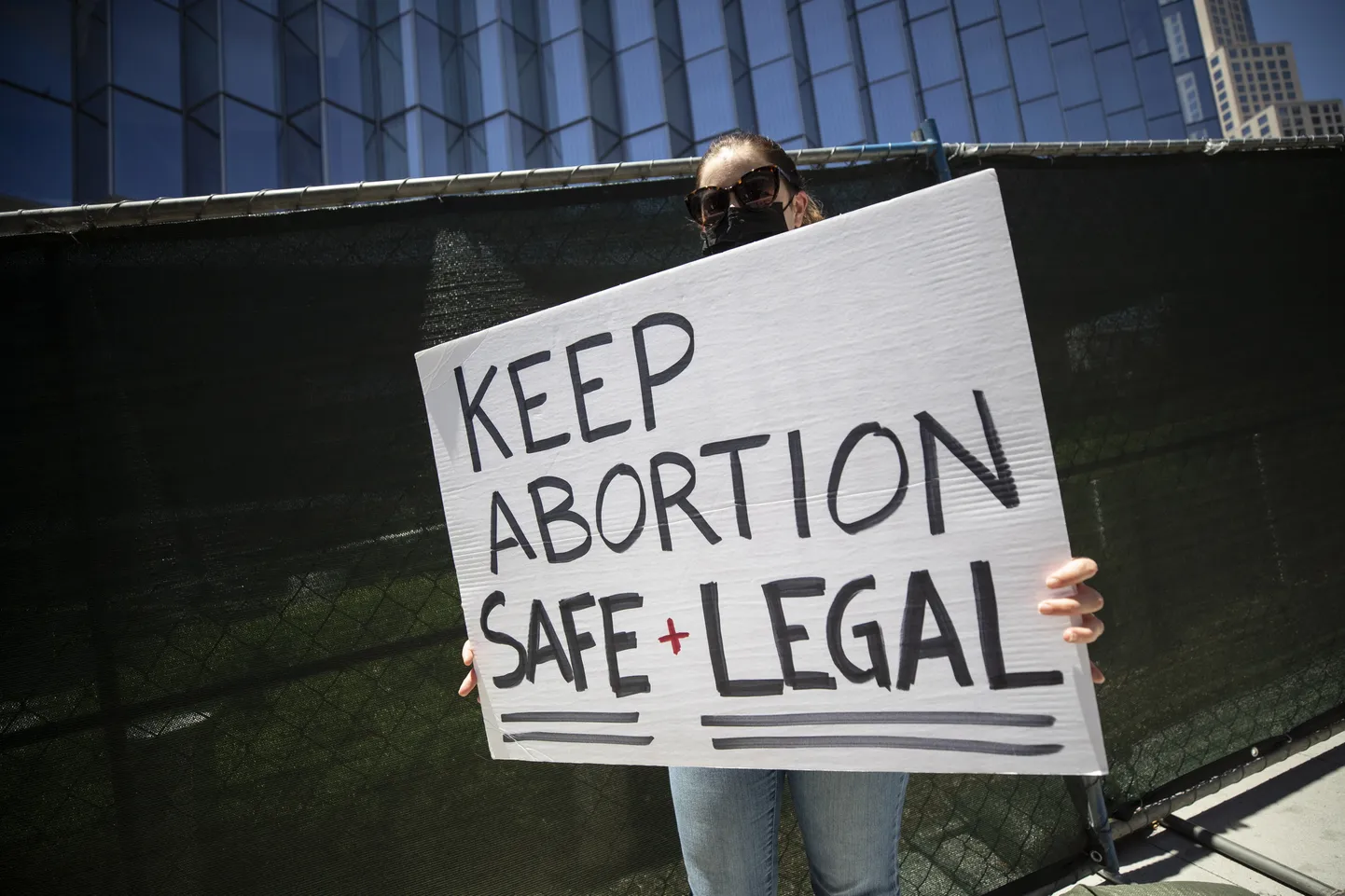 Abordiseaduse vastane protest Los Angeleses. 
Hoidke abordid seaduslike ja turvalistena.