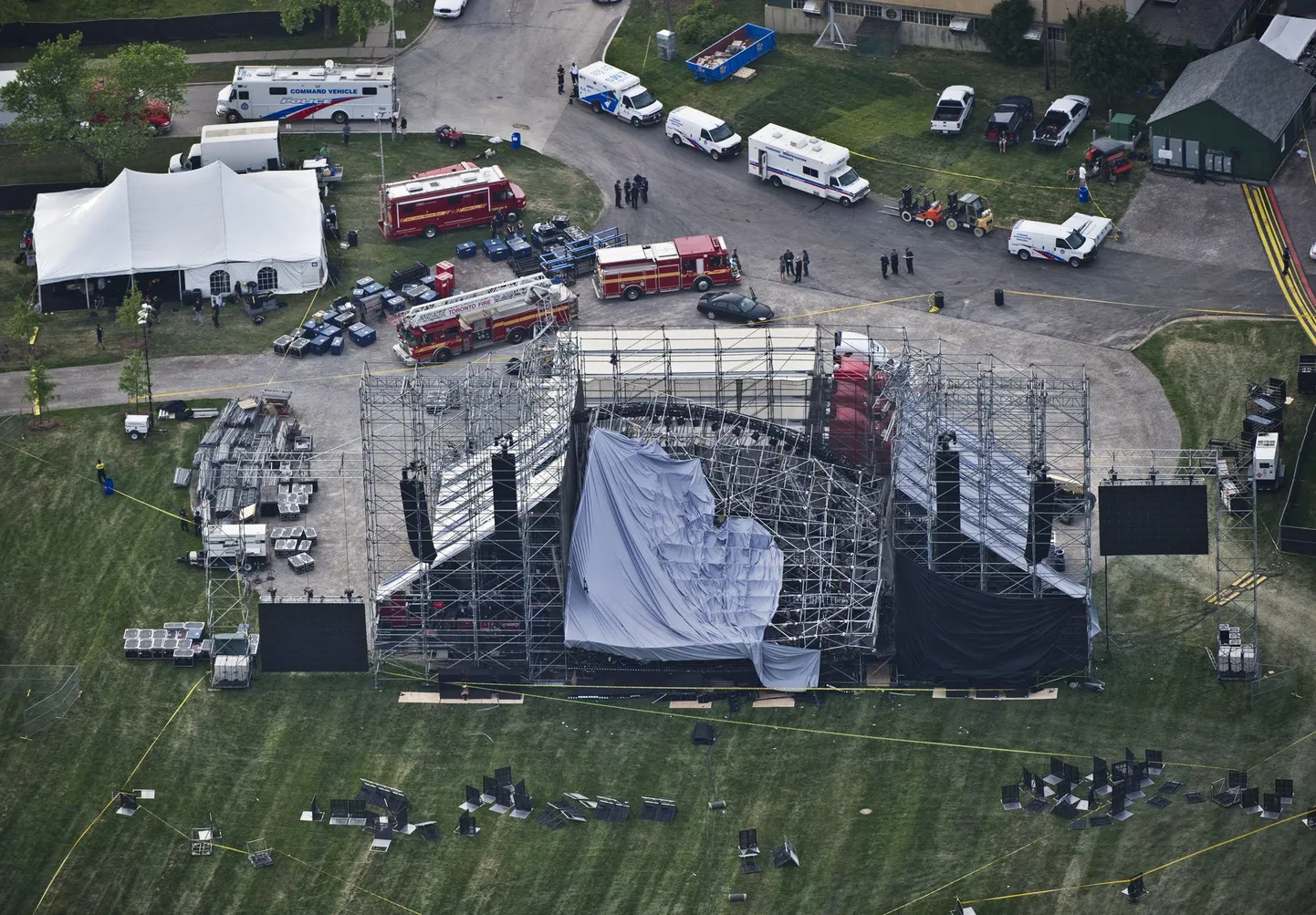 Radioheadi kontsertlava Downsview pargis Torontos