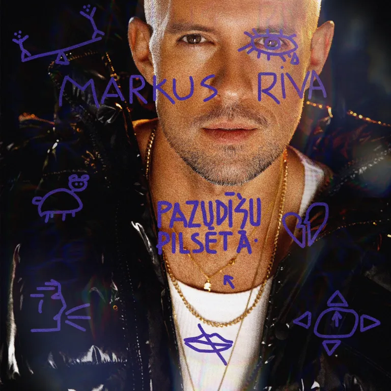 Markus Riva jaunā albuma "Pazudīšu pilsētā" vāciņš