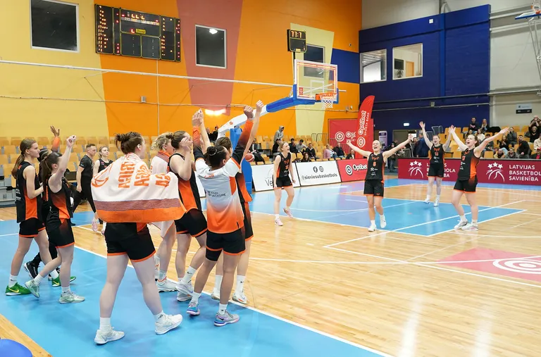 "BioSil Women's Baltic Basketball League 3rd place game between TTT Riga and Klaipeda LCC International University at the Rimi Olympic Centre.