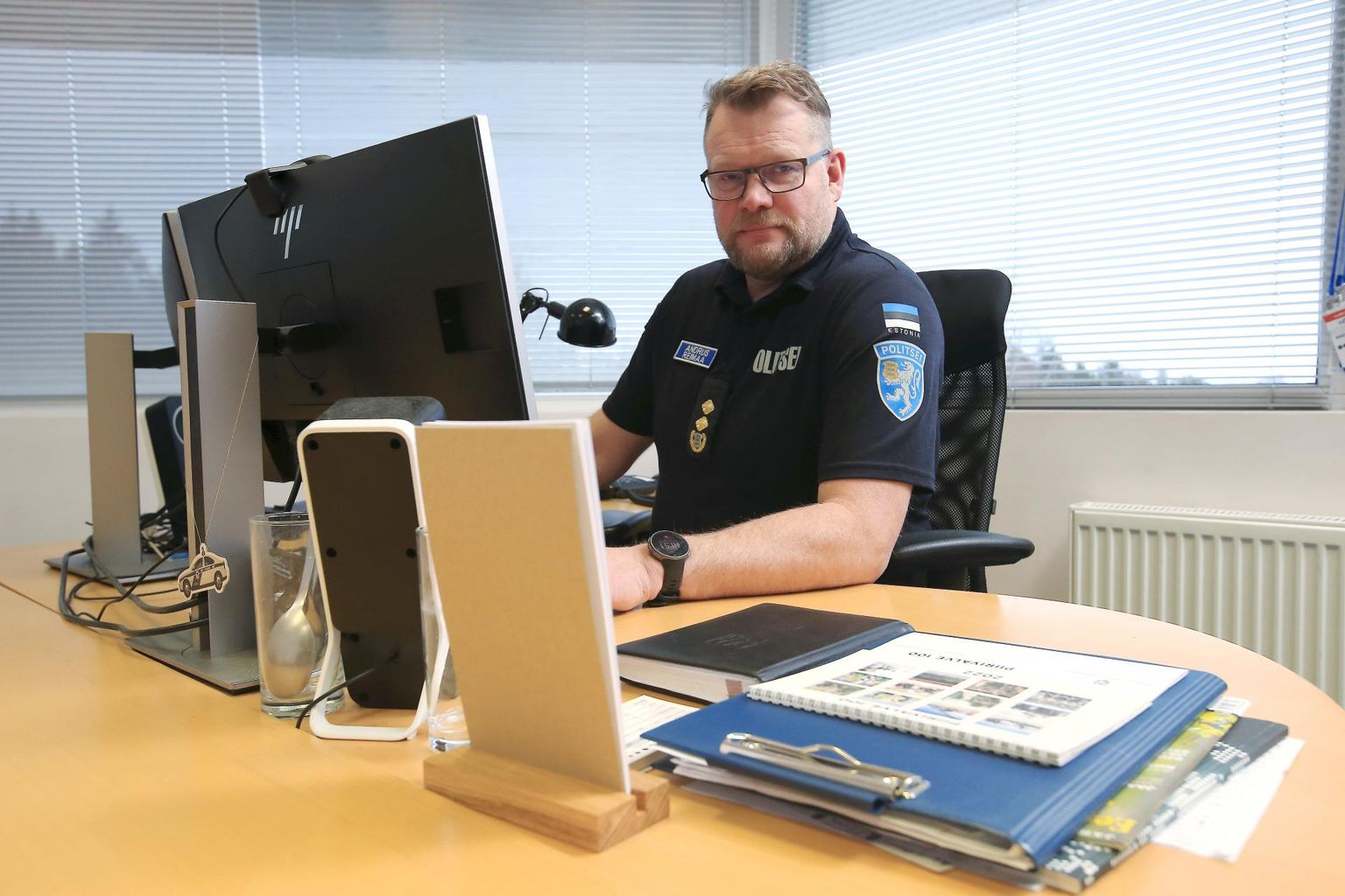 Tartu politseijaoskonna juht Andrus Reimaa.