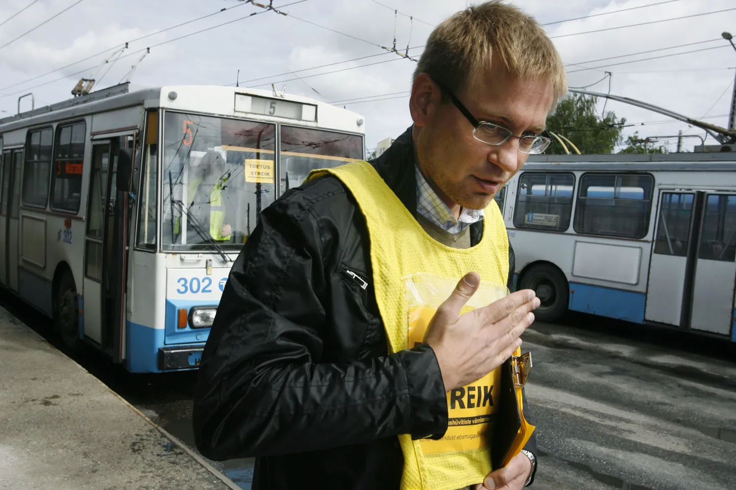 Transpordi ametiühingu juhatuse esimees Peep Peterson.