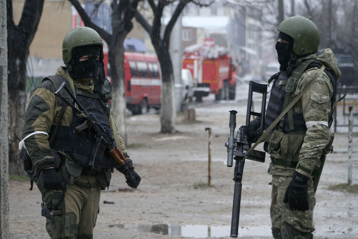 Vene sõdurid Dagestanis