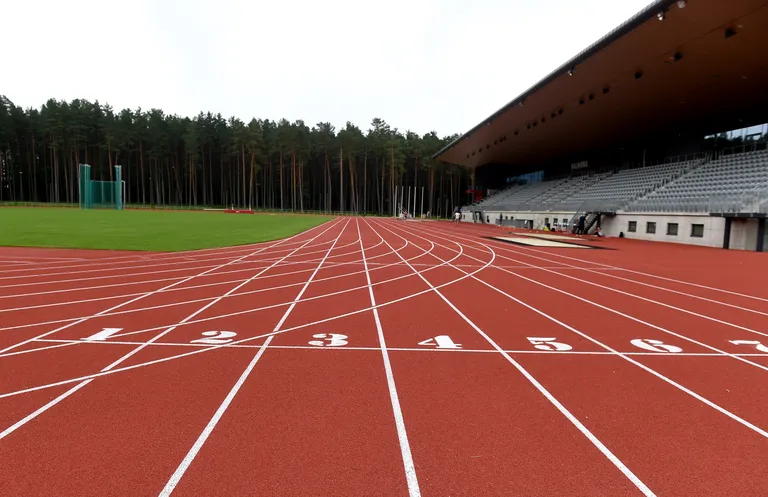 Jāņa Daliņa stadions Valmierā 2021. gadā.
