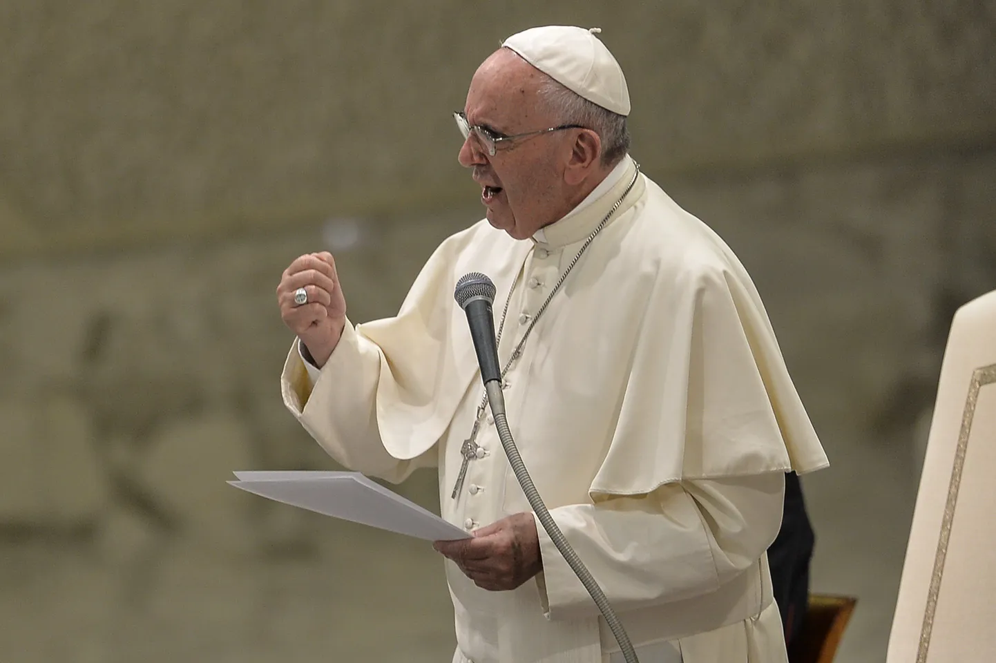 Paavst Franciscus.