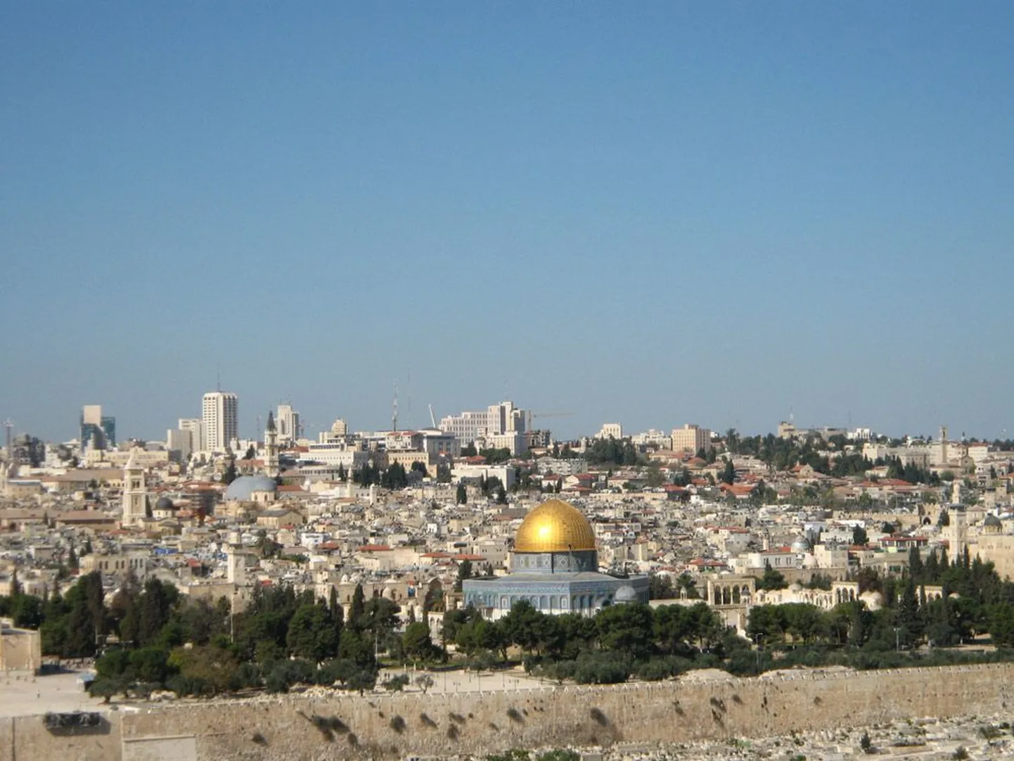 Вид на Иерусалим.