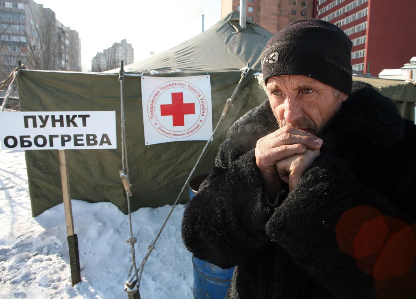 Euroopa pakaseohvrite arv on kerkinud üle 160. Fotol Ukraina kodutu abitelgi juures