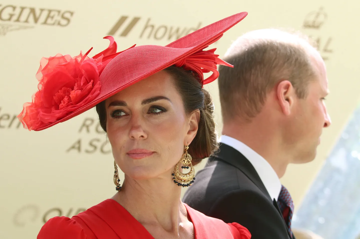 Briti prints William ja ta naine printsess Catherine 23. juunil 2023 Ascoti võiduajamistel.
