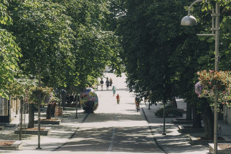 Улица Ригас в Даугавпилсе. 26 июля 2022 года.
