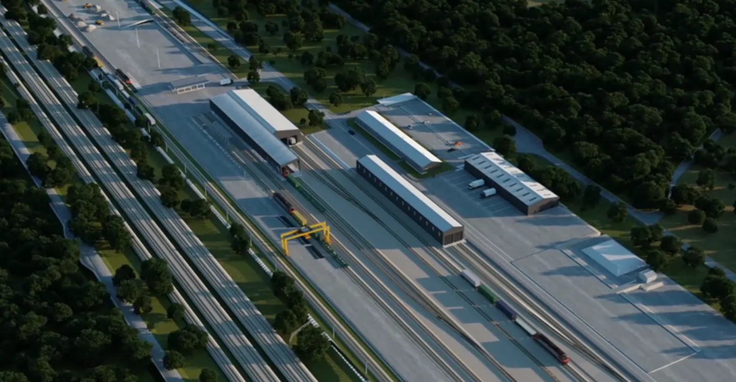 Rail Baltica. Pilt on illustratiivne.