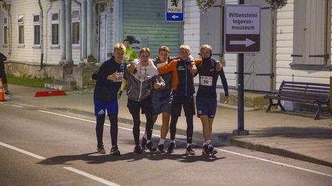 Paide noored võtavad kodulinnas ette 50 kilomeetrise hommikujooksu