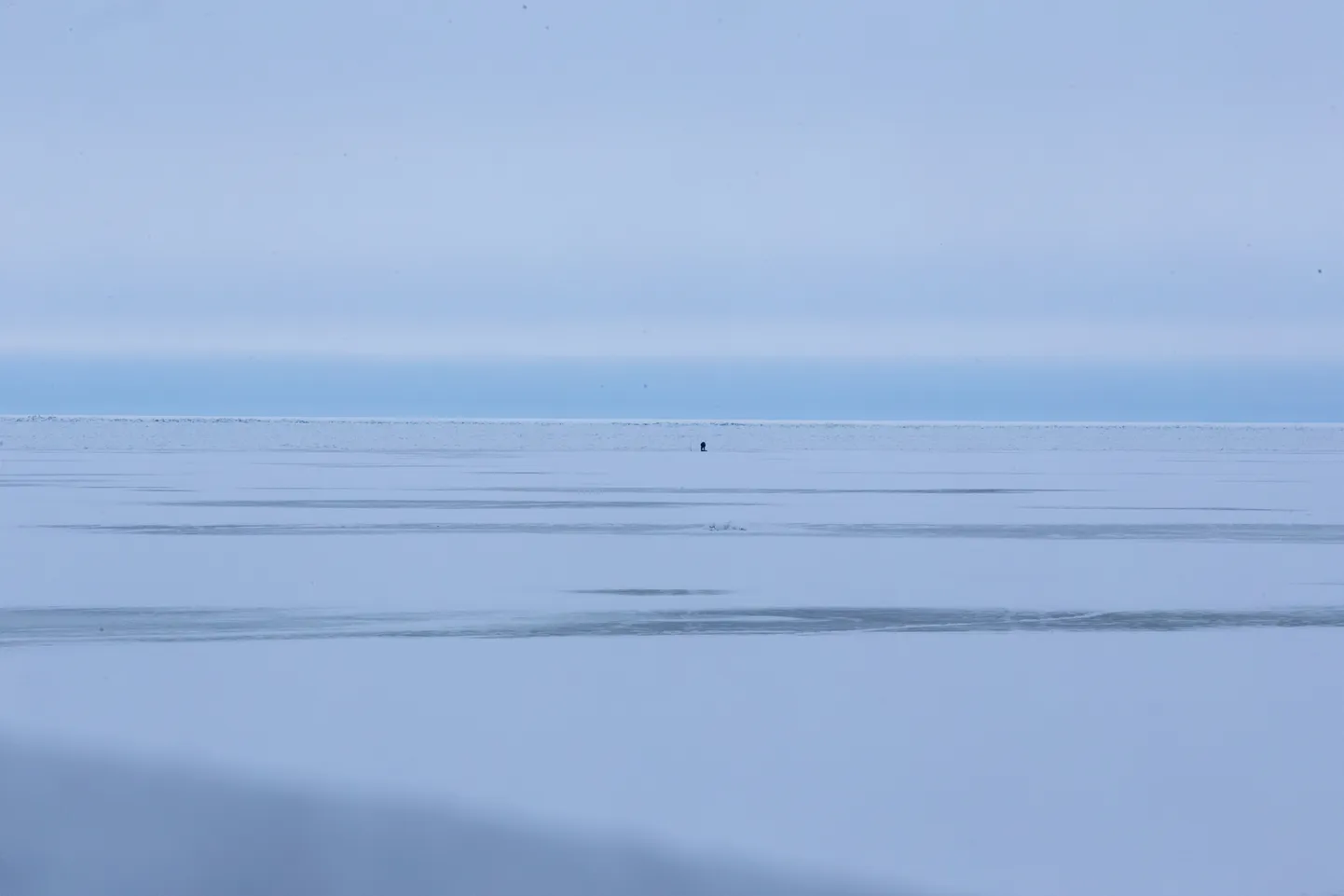Talvine Peipsi järv.