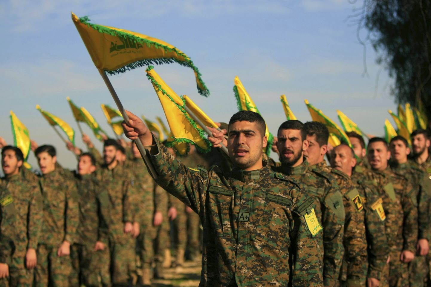 Hizbollahi võitlejad.