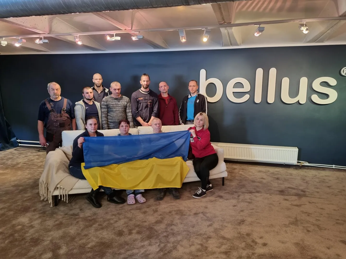 Belluse Haljala tehases töötavad ukrainlased.