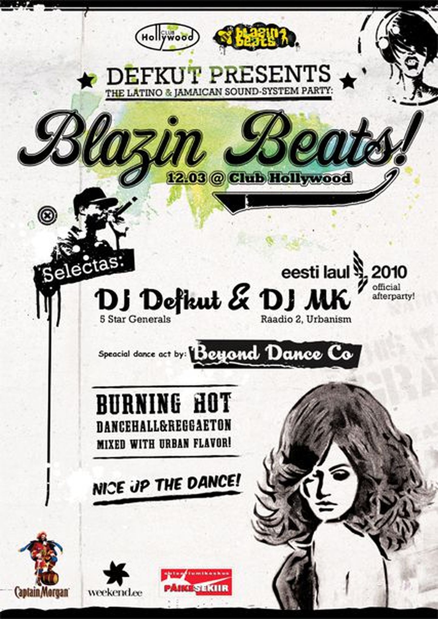 DEFKUT esitleb: Blazin Beats – Eesti Laul 2010 afterparty sellel reedel Club Hollywoodis!