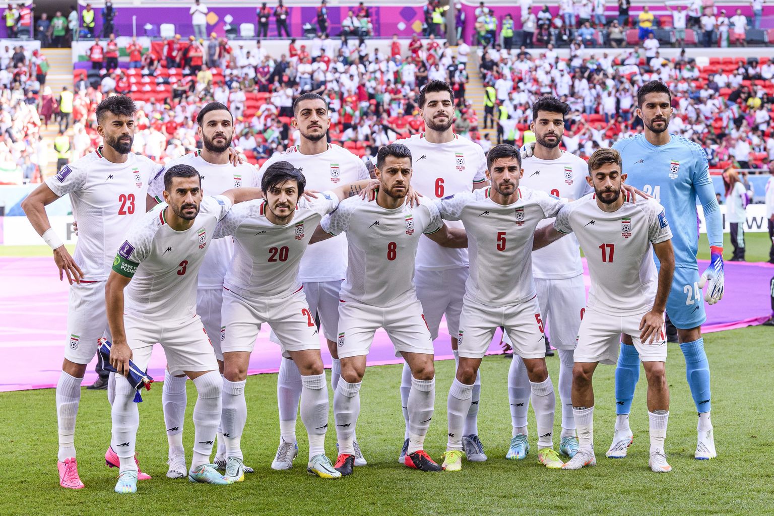 Iraani jalgpallikoondise liikmed.