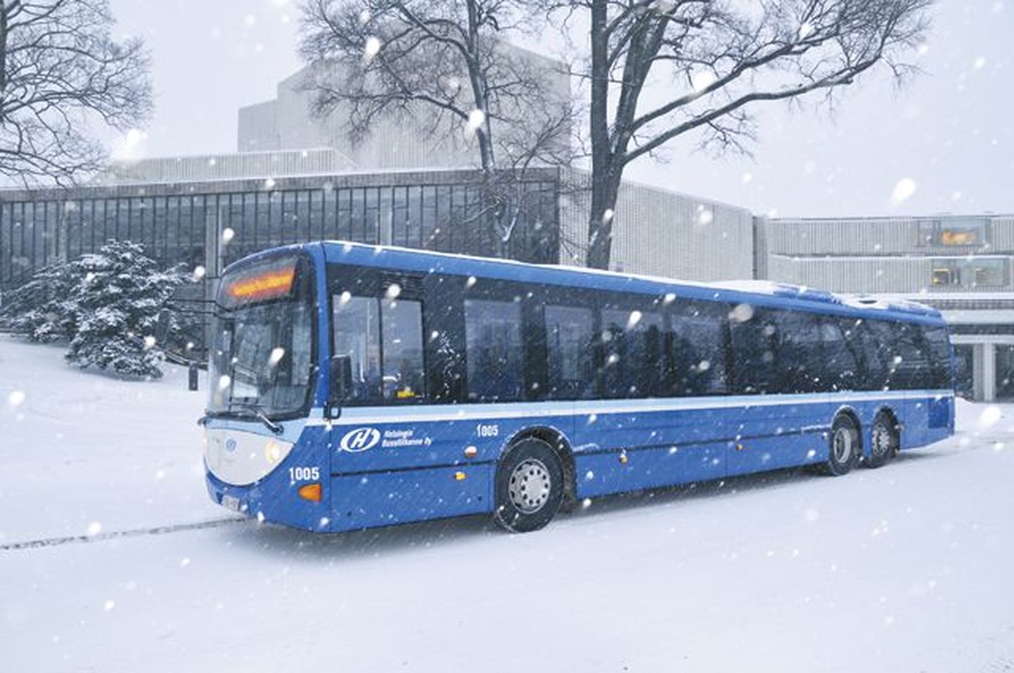 Автобус в Хельсинки.