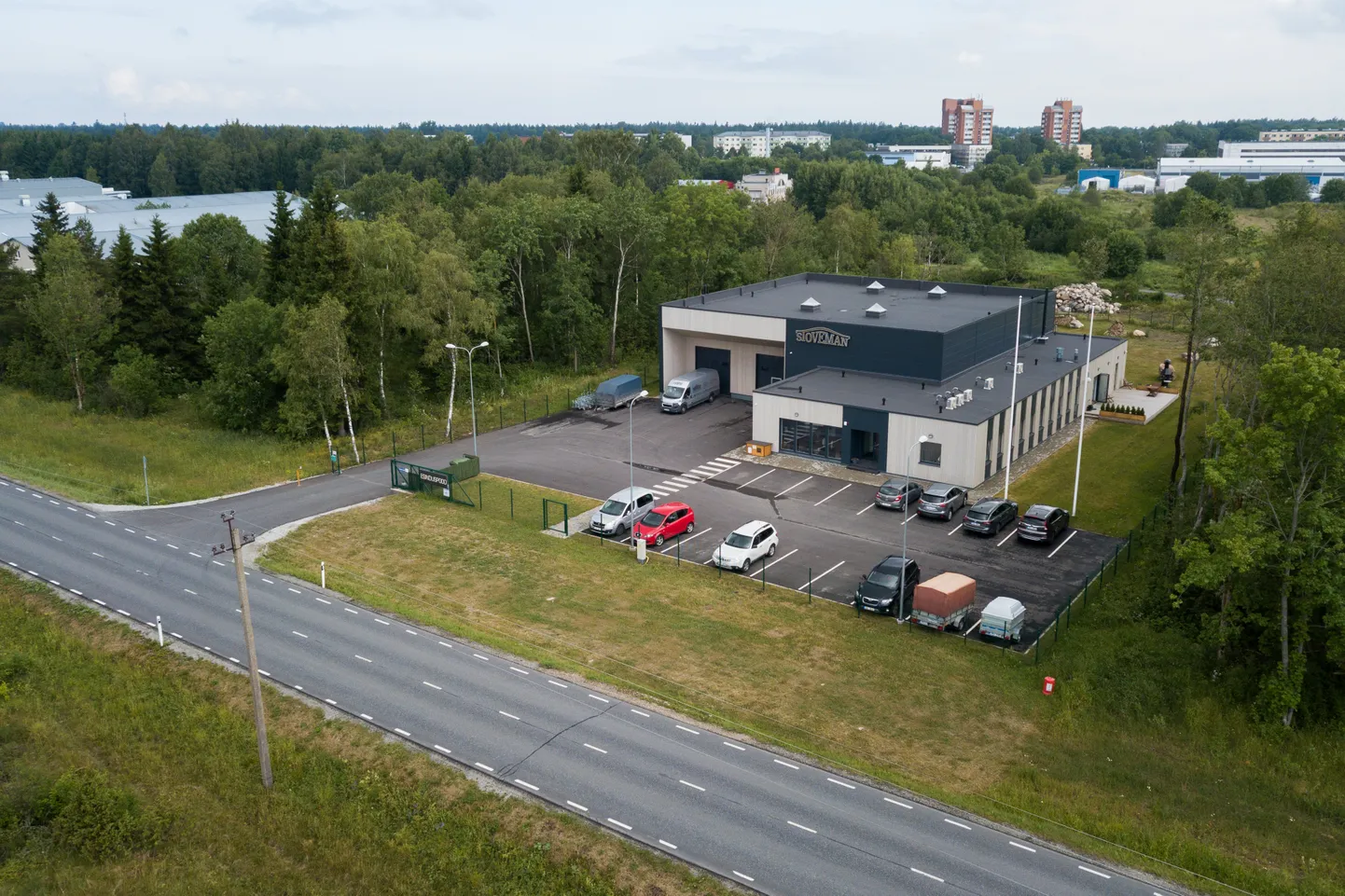 Vanglatööstuse hoone Tabasalus.