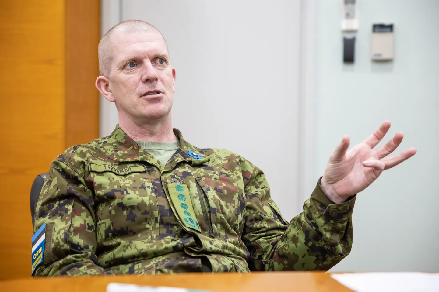 Kaitseväe juhataja Kindral Martin Herem.