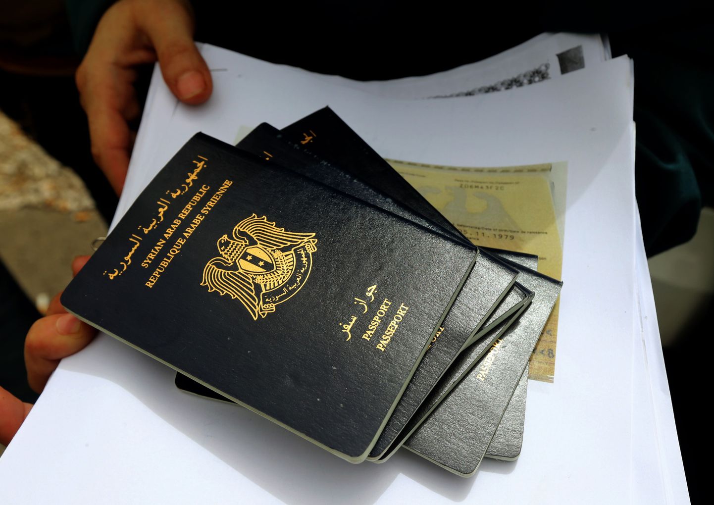 Сирийский паспорт. Иллюстративное фото.