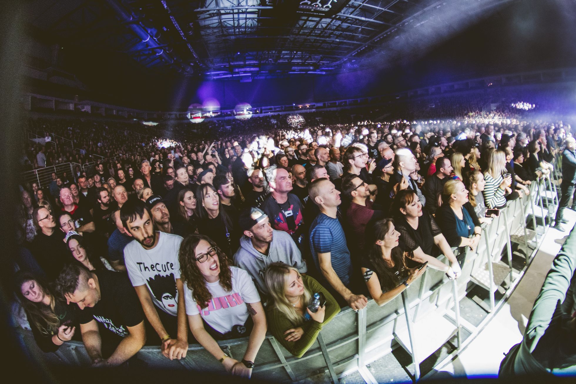 Зрители на концерте The Cure в Риге