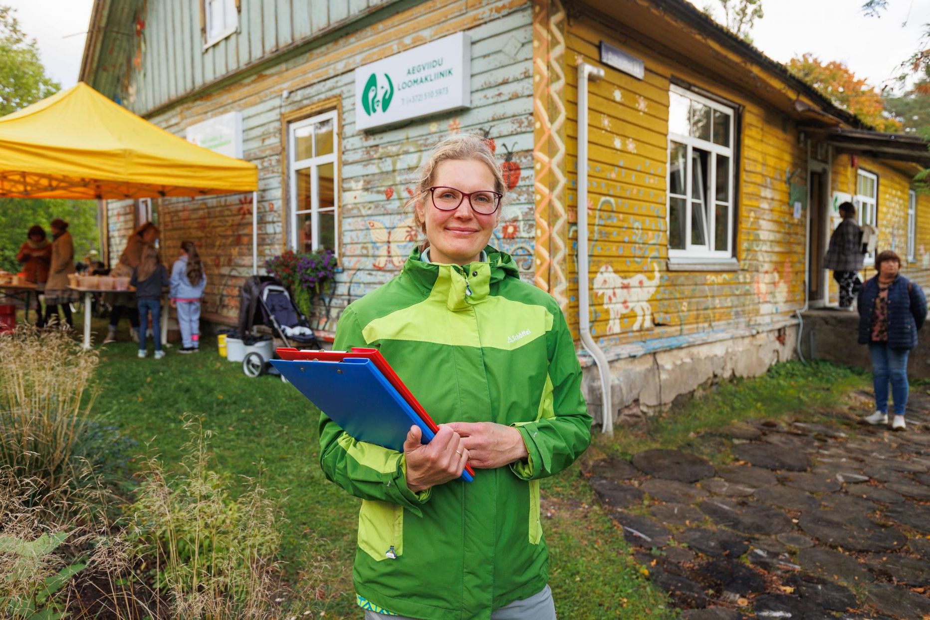 Aegviidus Eesti Loodus- ja Loomateraapia Keskuse alal leidis aset vaimse tervise festival «Olemise võlu». Fotol Kristi Raava. 