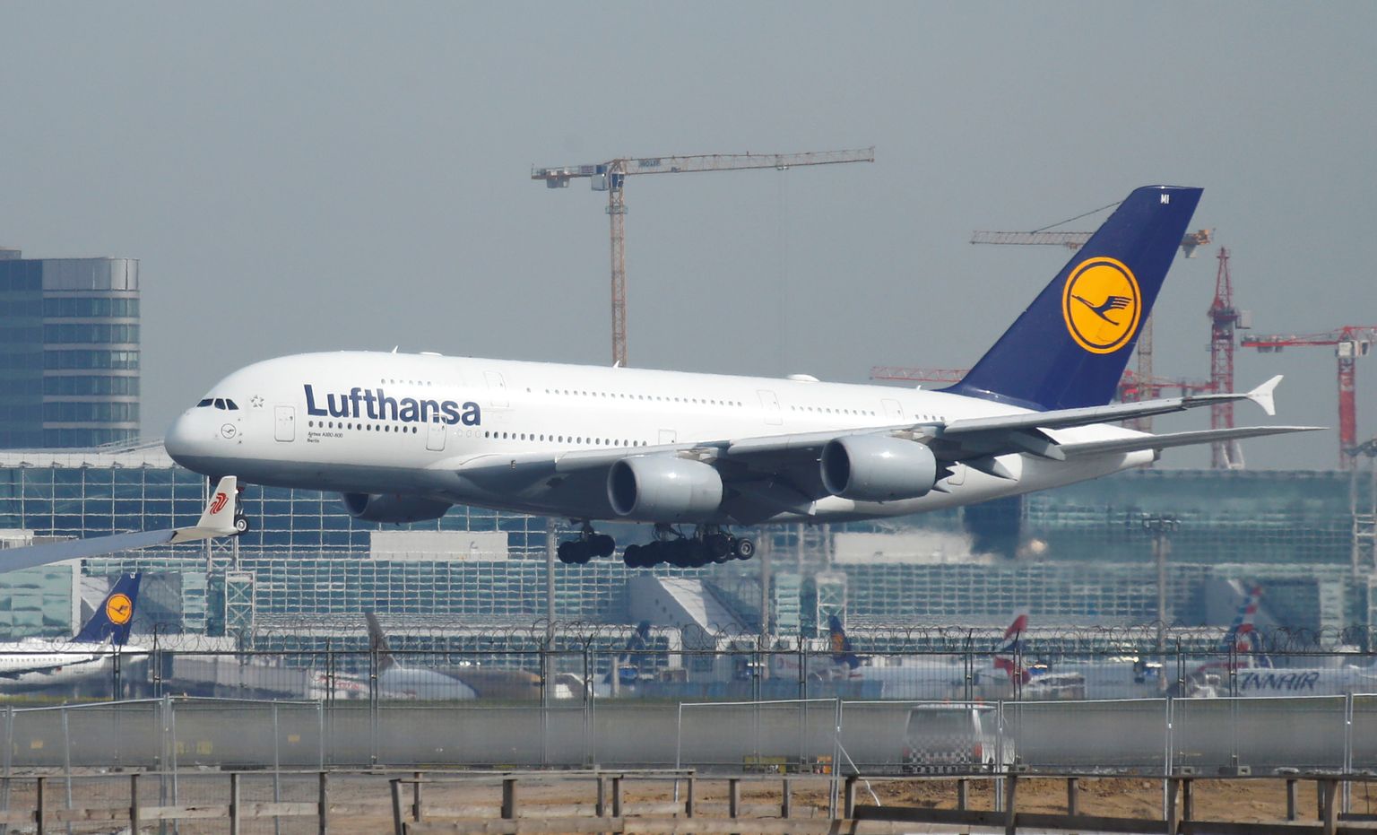 Lufthansa Airbus A-380. Фото иллюстративное.