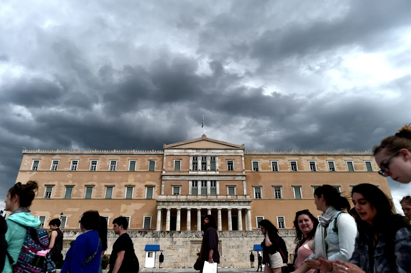 Kreeka parlamendihoone pealinnas Ateenas.