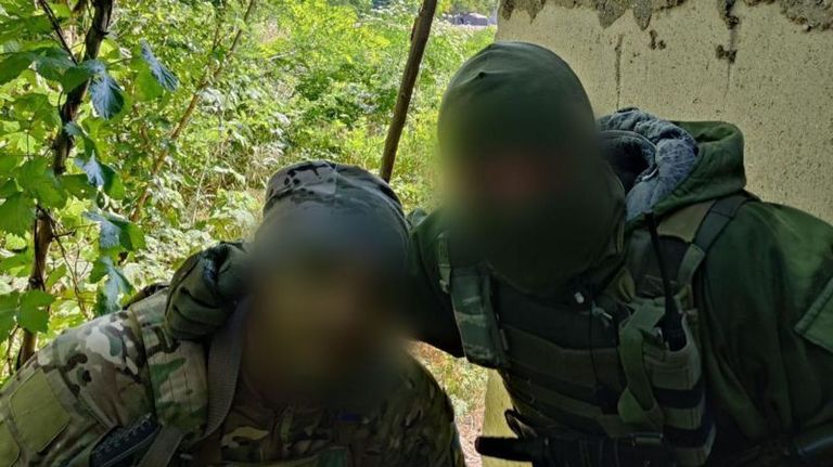 Спецназовцы в тылу российских войск рядом с Херсоном, 22 июля 2022 года.