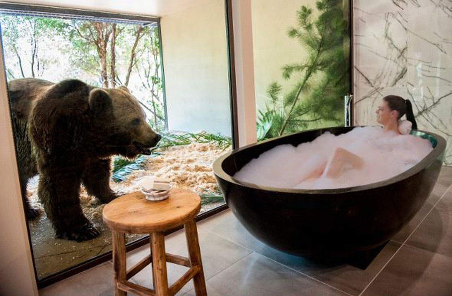 Canberras asuv Jamala Wildlife Lodge pakub korraga nii spaa- kui ka loomaaiakogemust.