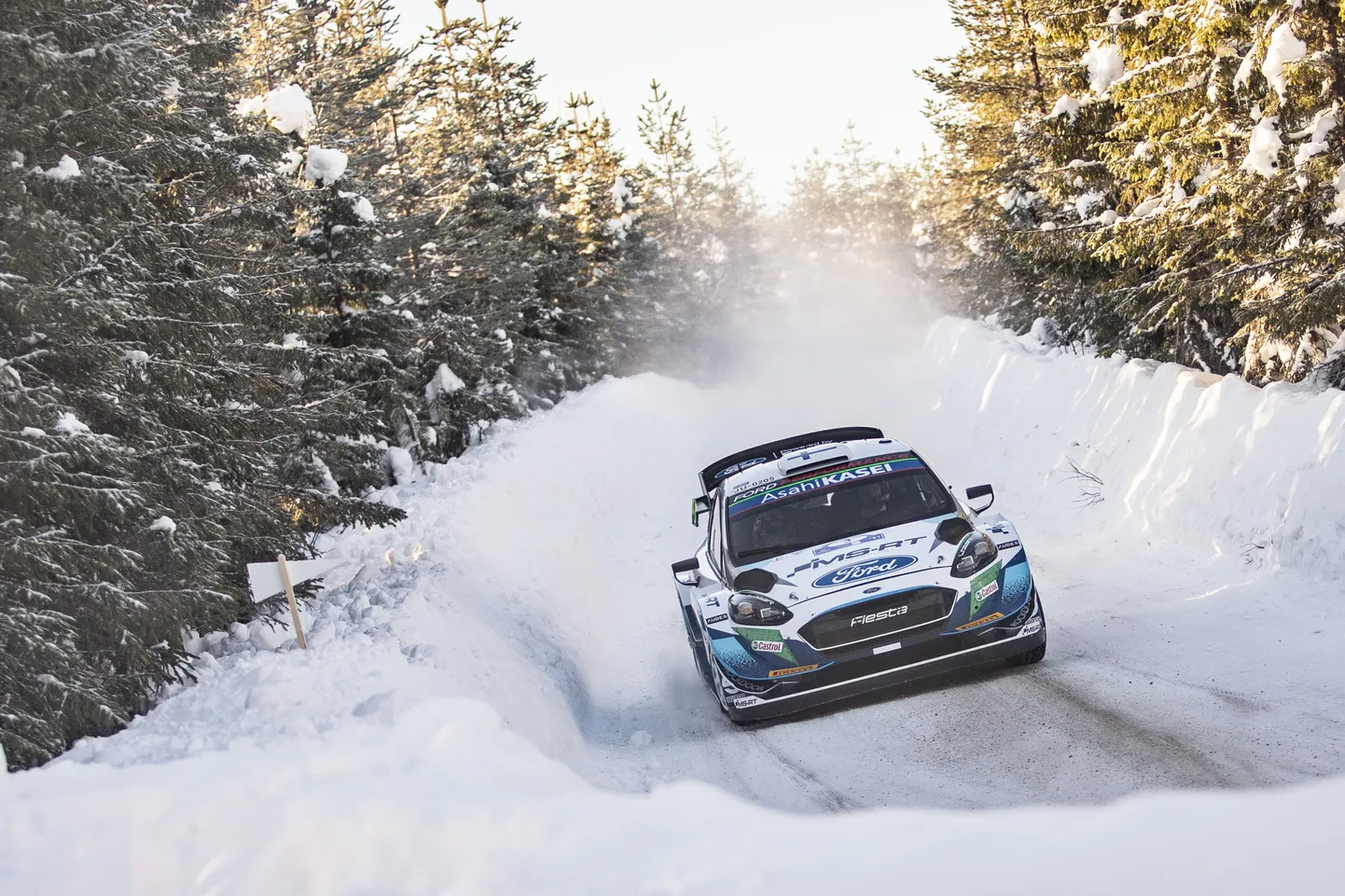 Teemu Suninen Arctic Rally'l.