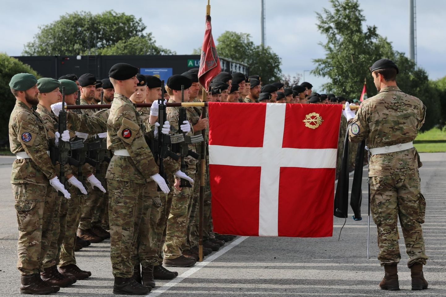 Tapal vahetus Taani kontingendi üksus.