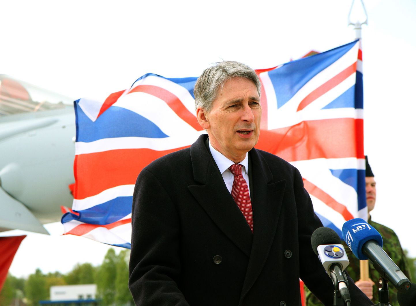 Briti välisminister Philip Hammond Leedus.