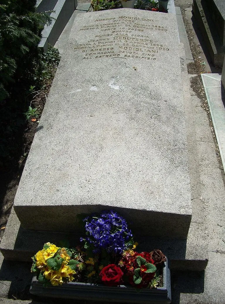 Amadeo Modigliani haud Pariisi Père-Lachaise' kalmistul