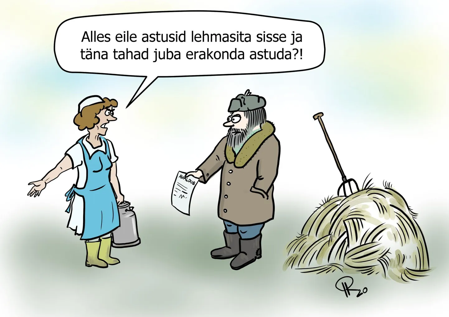 Nädala karikatuur "Ikka poliitika!"