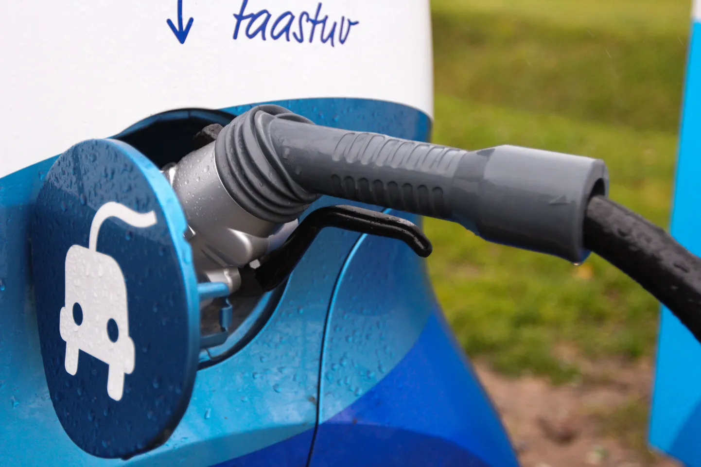 Elektriauto laadimisjaam. Pilt on illustratiivne.