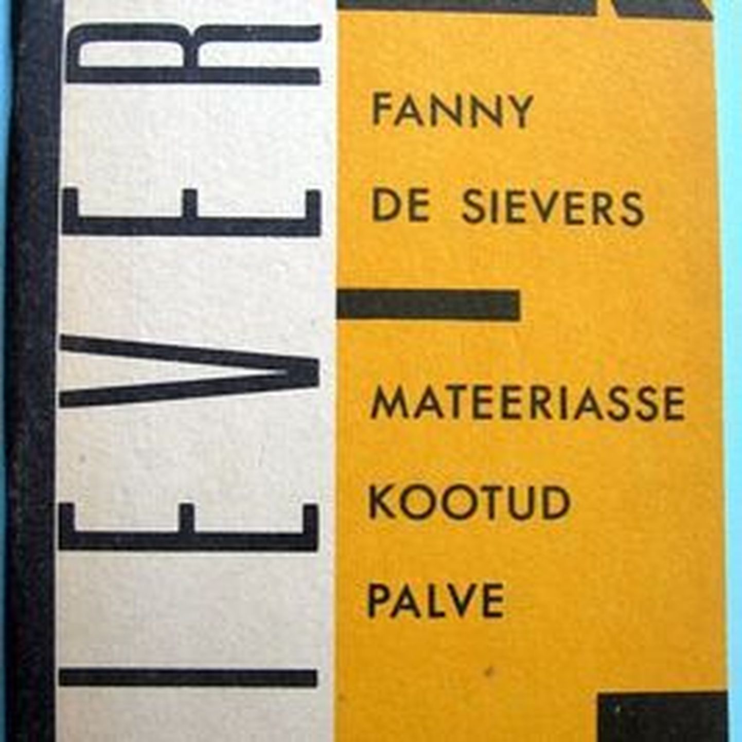 Eestlastest lugejale on üks tuntumaid Fanny de Siversi esseekogumik "Mateeriasse kogutud palve", mis ilmus Loomingu Raamatukogus 1992. aastal.