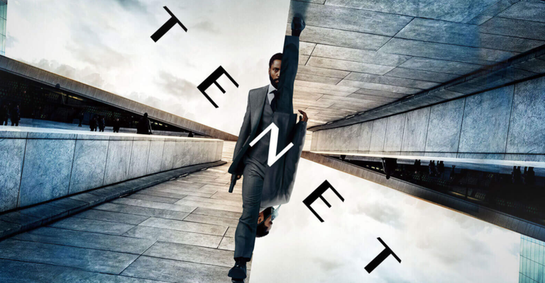 «Teneti» uus logo filmi kodulehel.