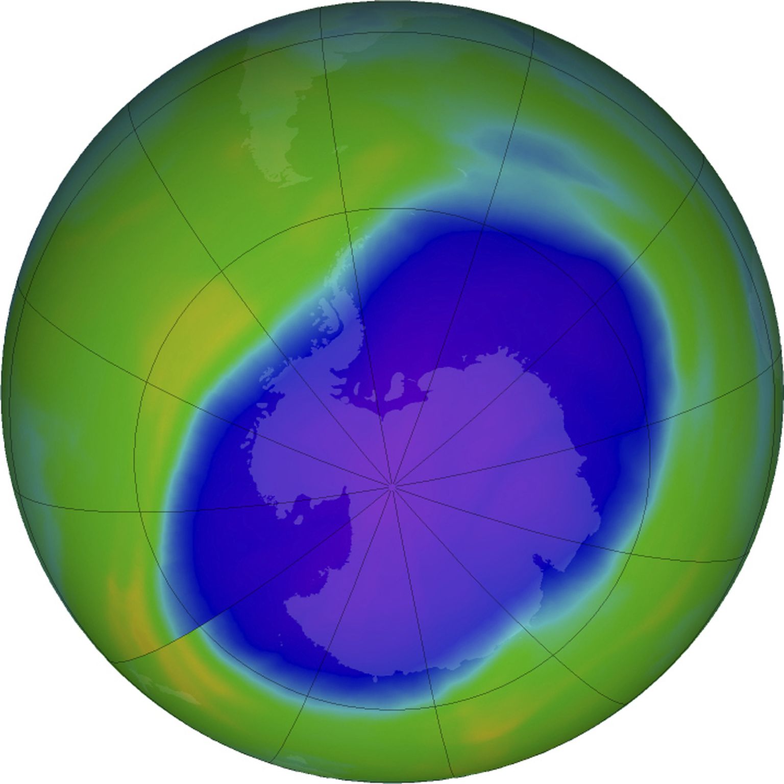 Ozona caurums