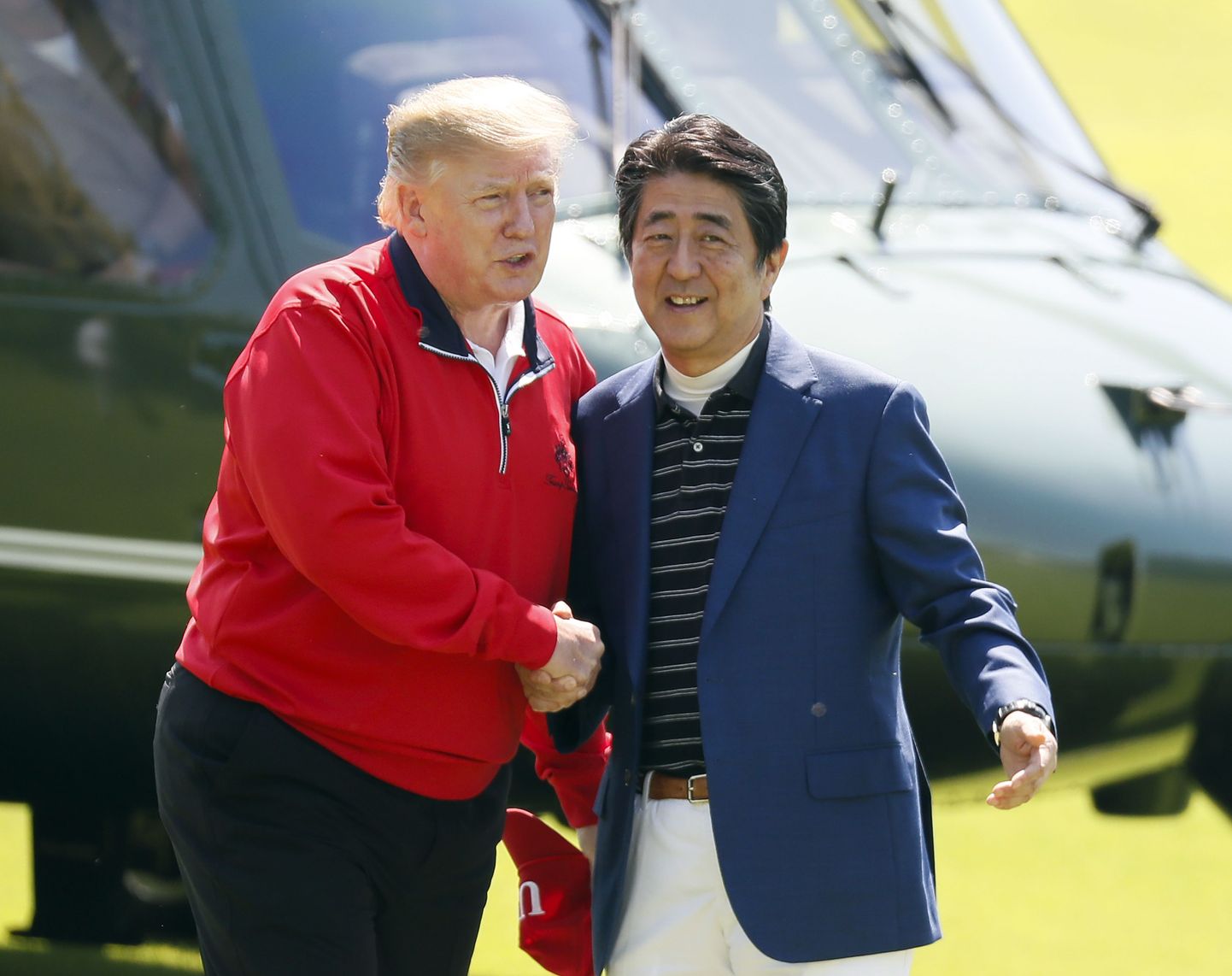 USA president Donald Trump ja Jaapani peaminister Shinzo Abe.