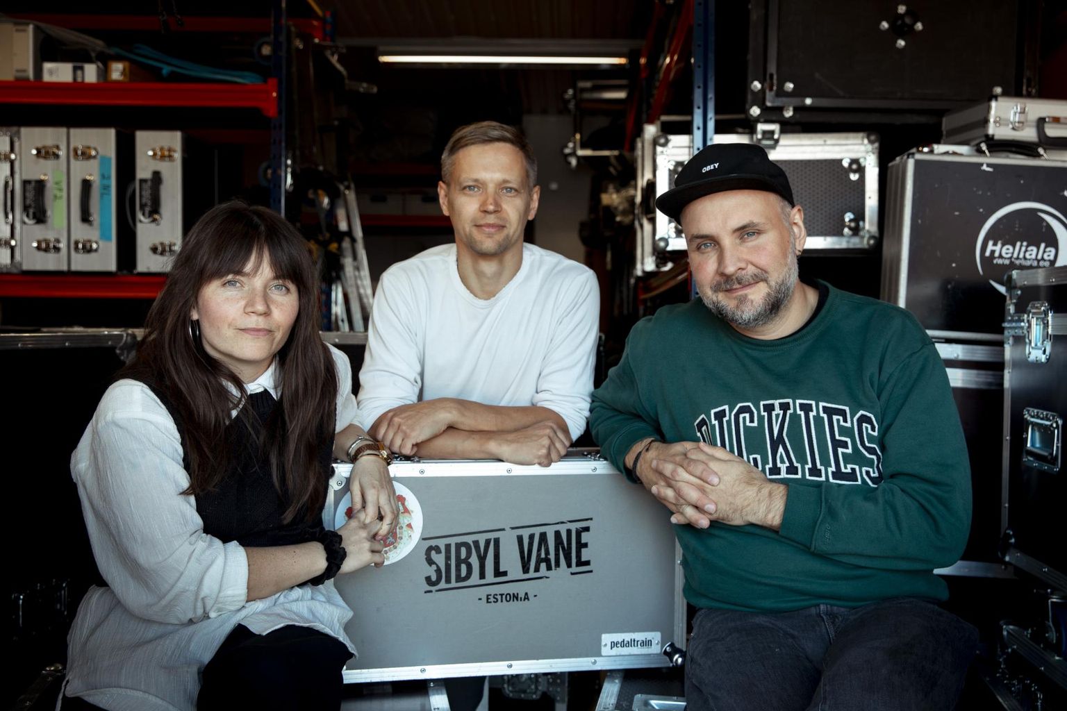 Alternatiivrokitrio Sibyl Vane uus koosseis - Helena Randlaht, Kristo Otter ja Heiko Leesment.