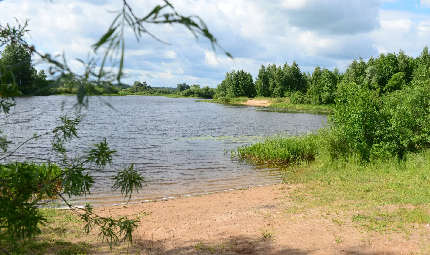 Kabina tiikide lähistele parkis vanem universaalkerega auto, millest väljunud mees asus end möödakõndija nähes rahuldama. Pildil Kabina karjäär.