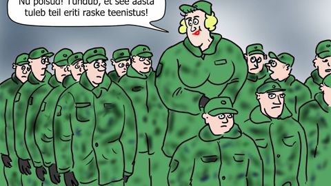 NÄDALA KARIKATUUR ⟩ Juulikutse saajad asusid teenistusse