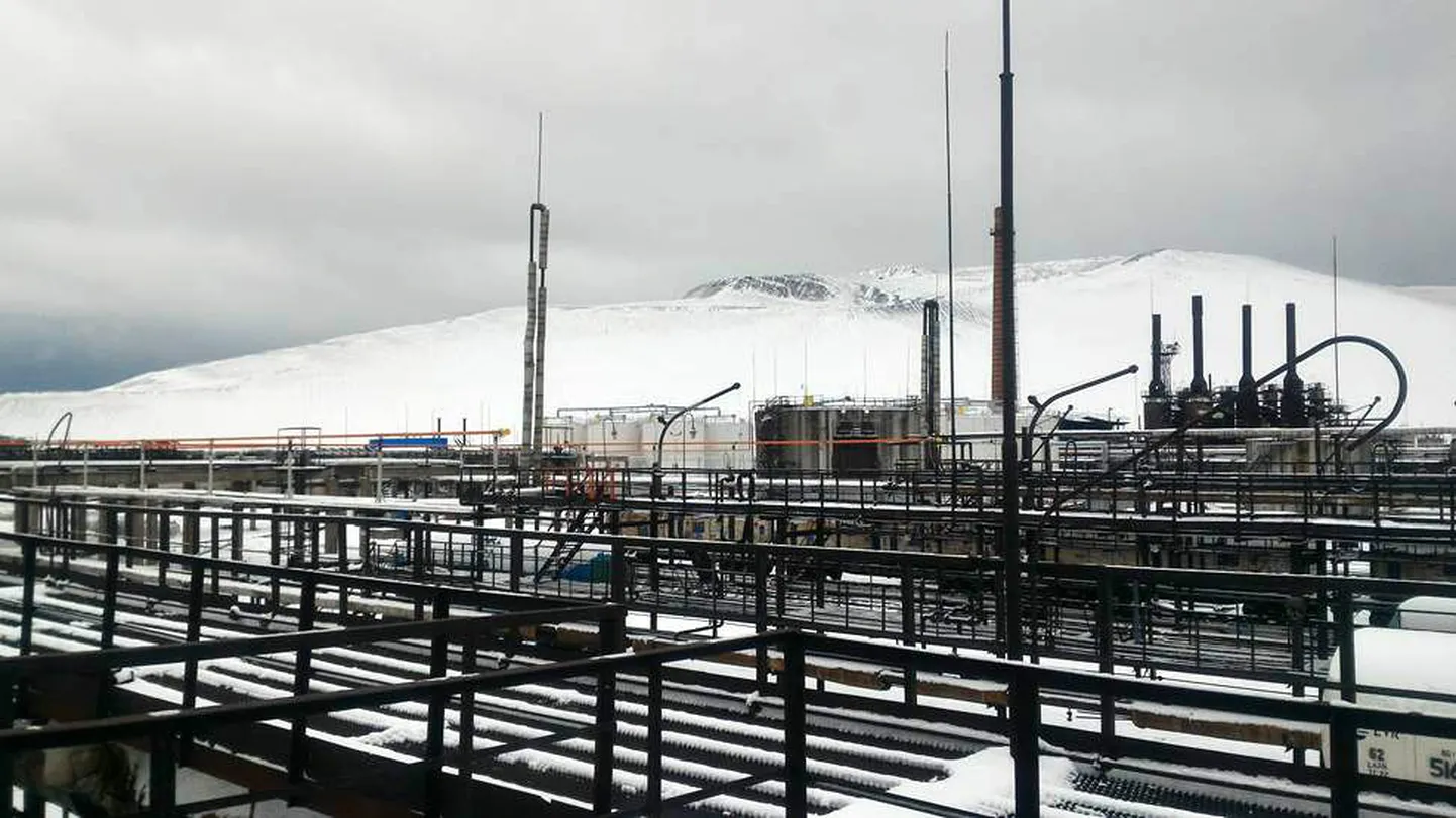 Novotrade Investi uus ja vana mahutipark, mis on ühendatud uue heitgaaside kogumis- ja puhastussüsteemiga Plazkat.