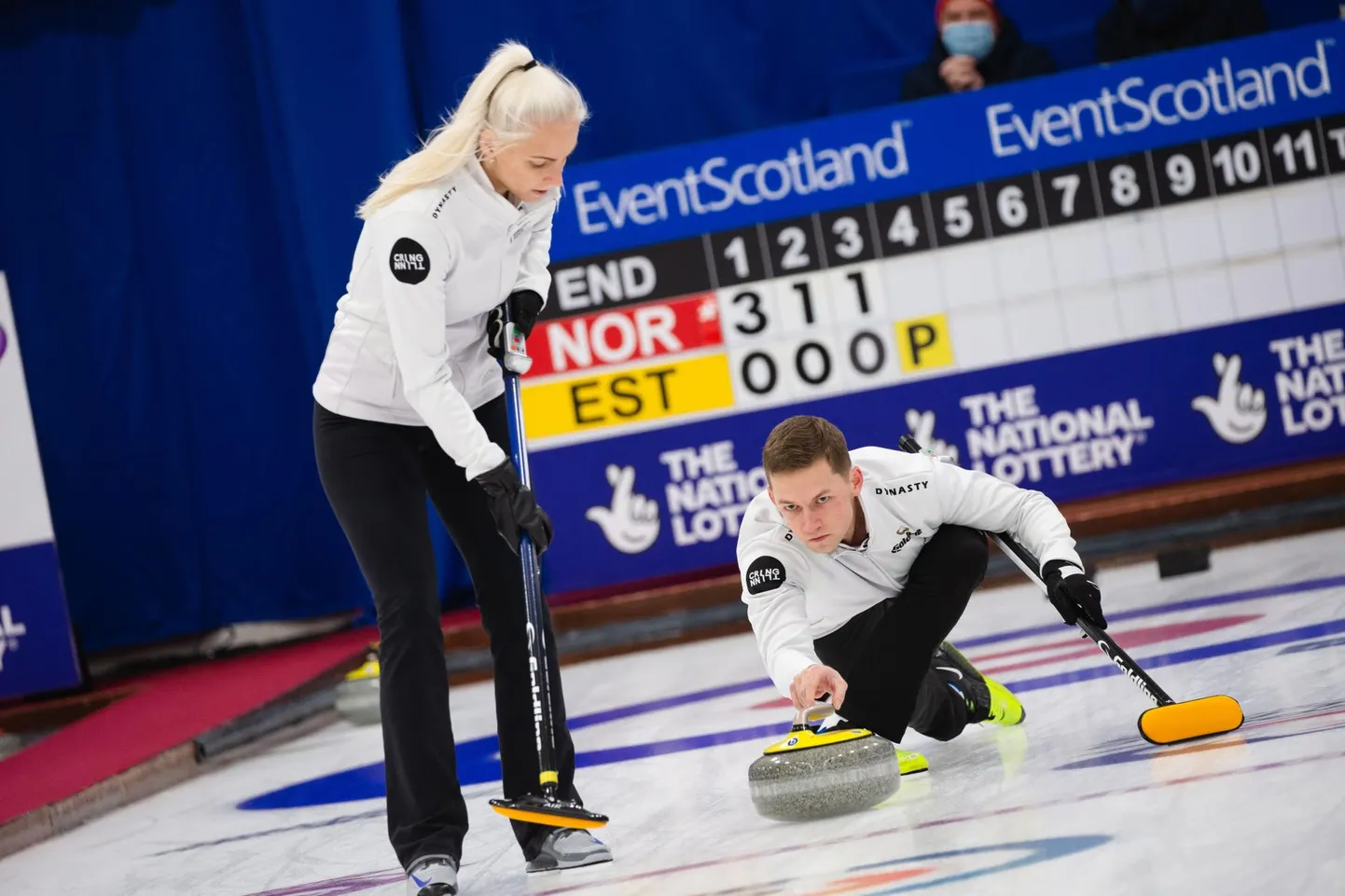 Marie Turmann ja Harri Lill mänguhoos MMil finaali jõudnud Norra vastu.