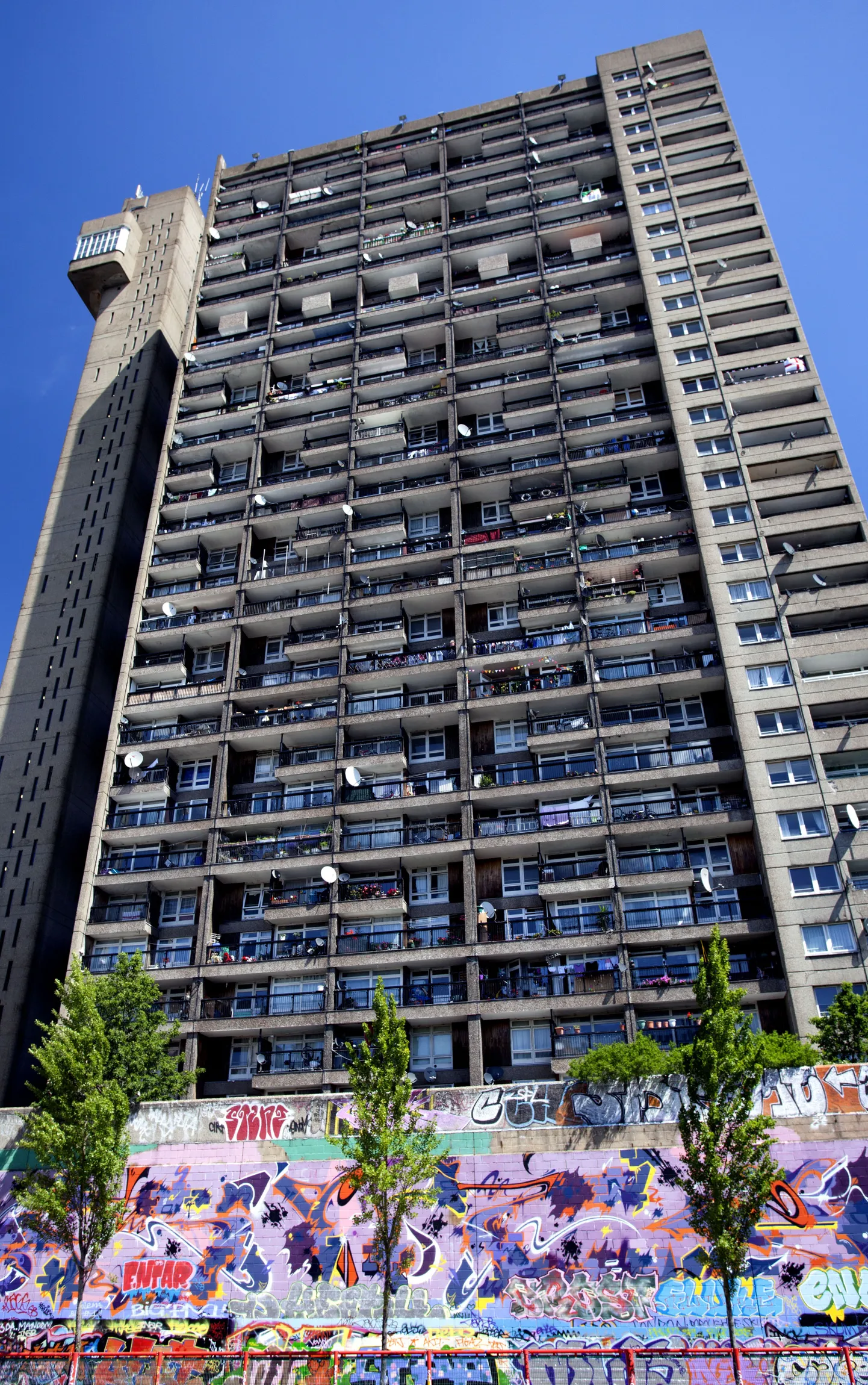 Londonis asuv Trellick Tower on briti bändide lemmik.