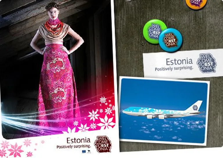 Brand Estonia reklaammaterjalid. Foto: