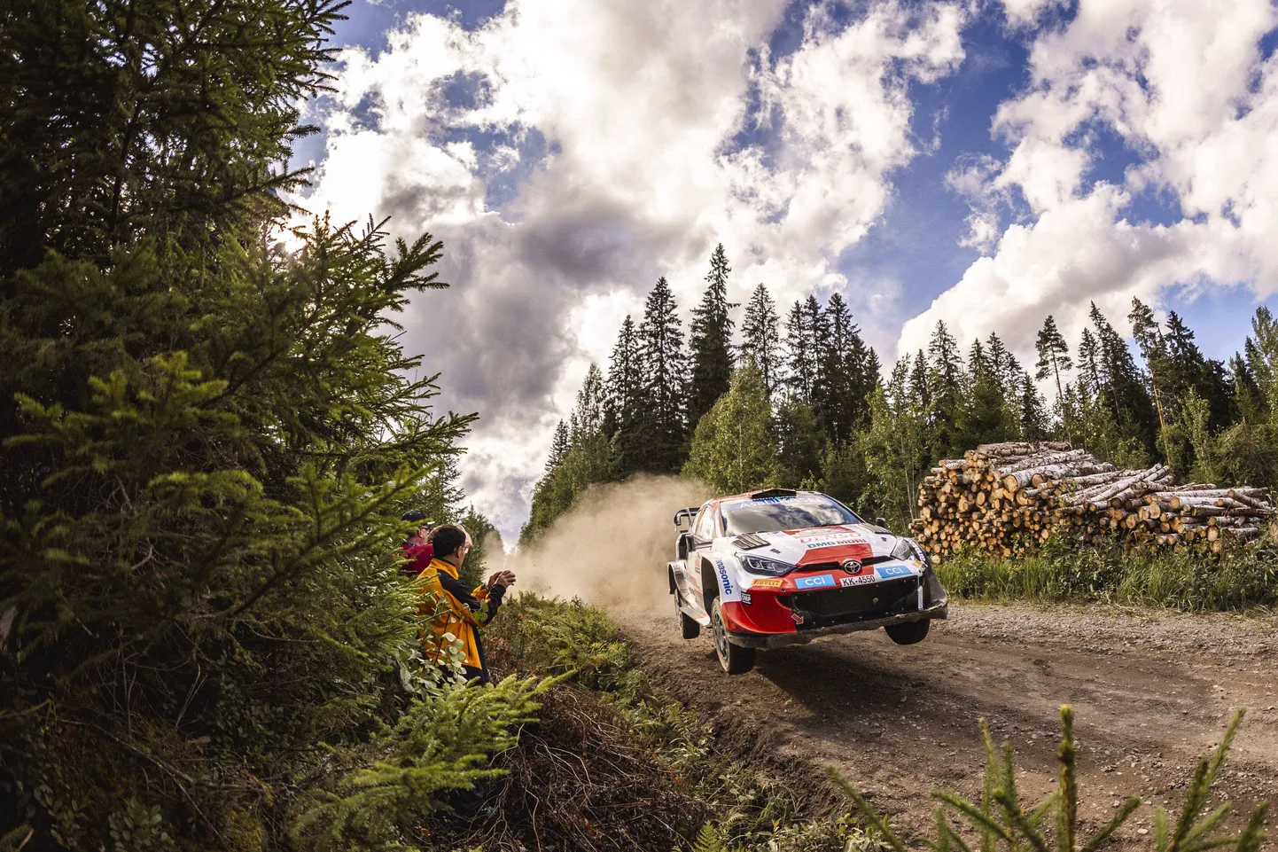 Kalle Rovanperä Toyota GR Yaris Rally1-ga.