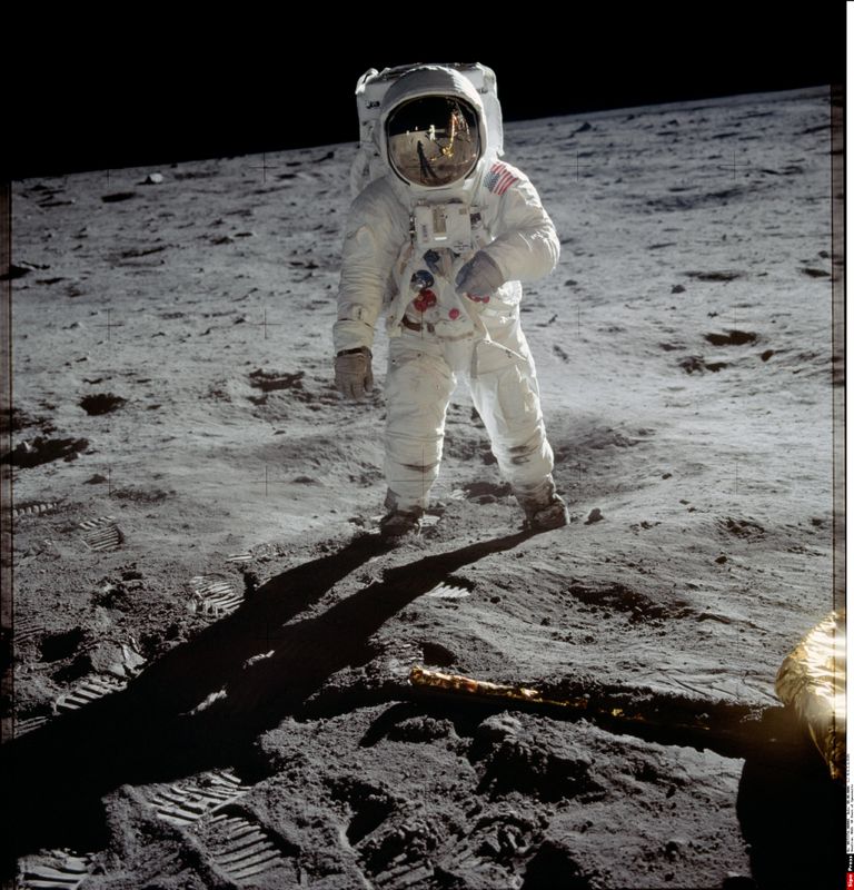 Buzz Aldrin 1969. aasta juulis Kuul